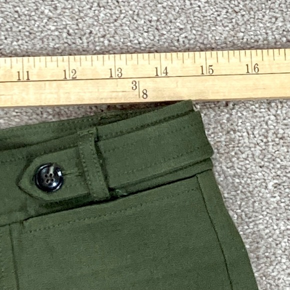 Banana Republic Sloan Utility Pants Womens 6 Olive Green Slim Fit Stretch Office - Picture 8 of 15